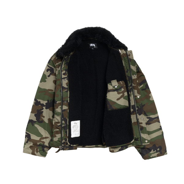 STUSSY - Convertible Deck Jacket - (Wood Camo)