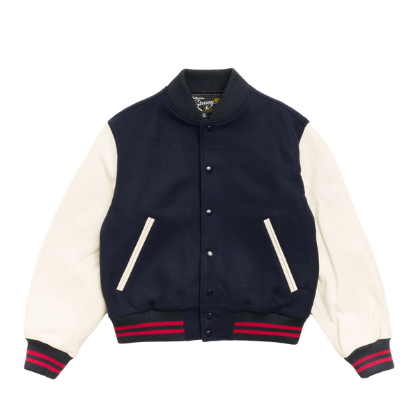 STUSSY - Wool Varsity - (Navy)