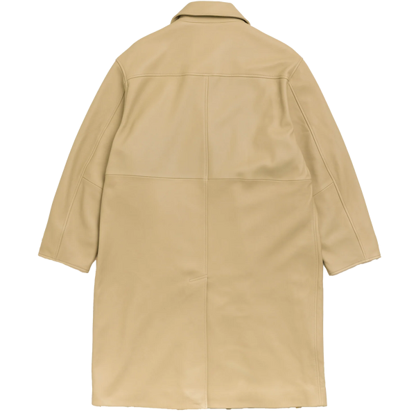 STUSSY - Leather Duster Coat - (Sand)