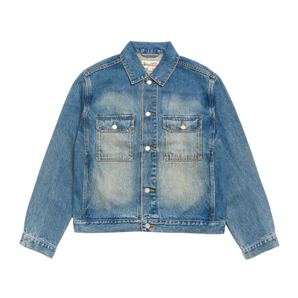 STUSSY - Denim Trucker Jacket - (Dark Wash Indigo)