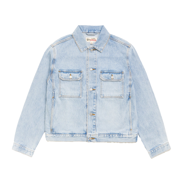 STUSSY - Trucker Denim - (Light Wash Indigo)