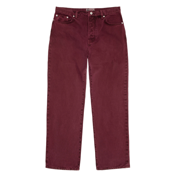 STUSSY - Classic Jeans Washed Canvas - (Wine)