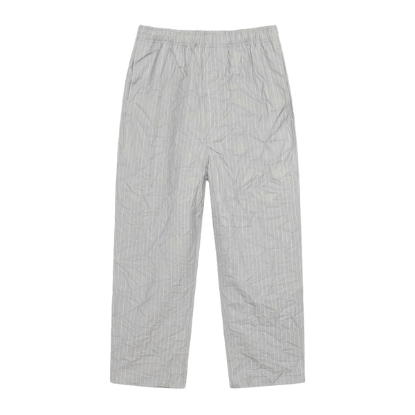 STUSSY - Beach Pant Wrinkled Stripe - (Grey)