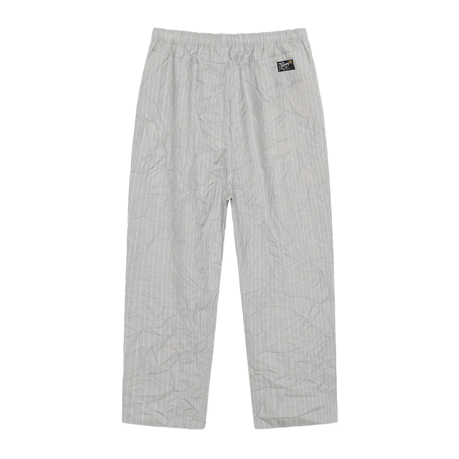 STUSSY - Beach Pant Wrinkled Stripe - (Grey)