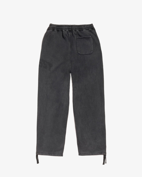 STUSSY - Faded Graphic Fleece Pant - (Washed Black)