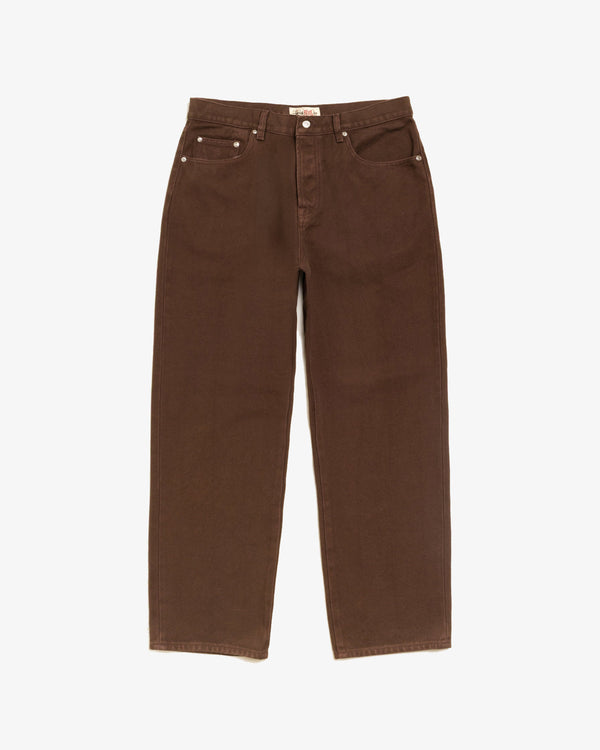STUSSY - Big Ol Jean Chevron - (Brown)