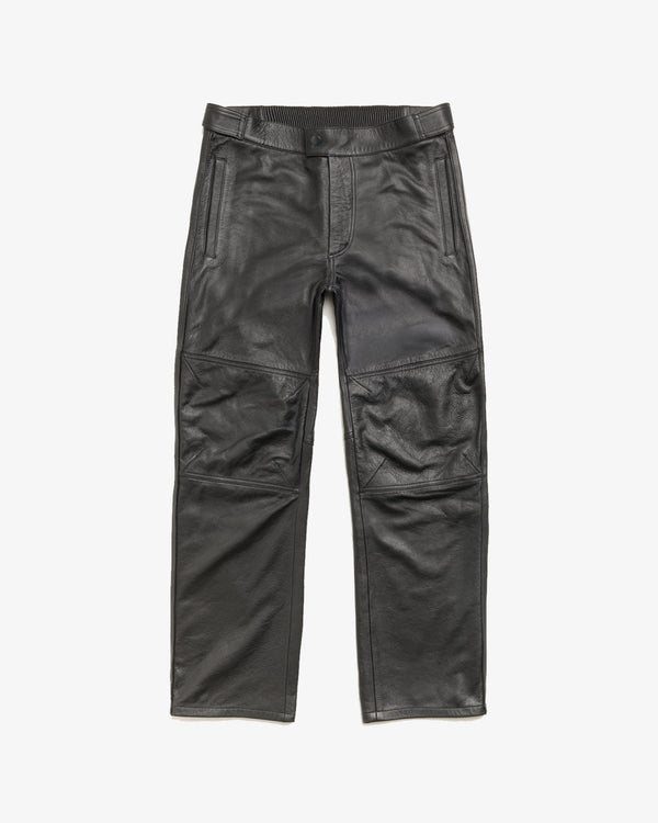 STUSSY - Leather Moto Pants - (Black)