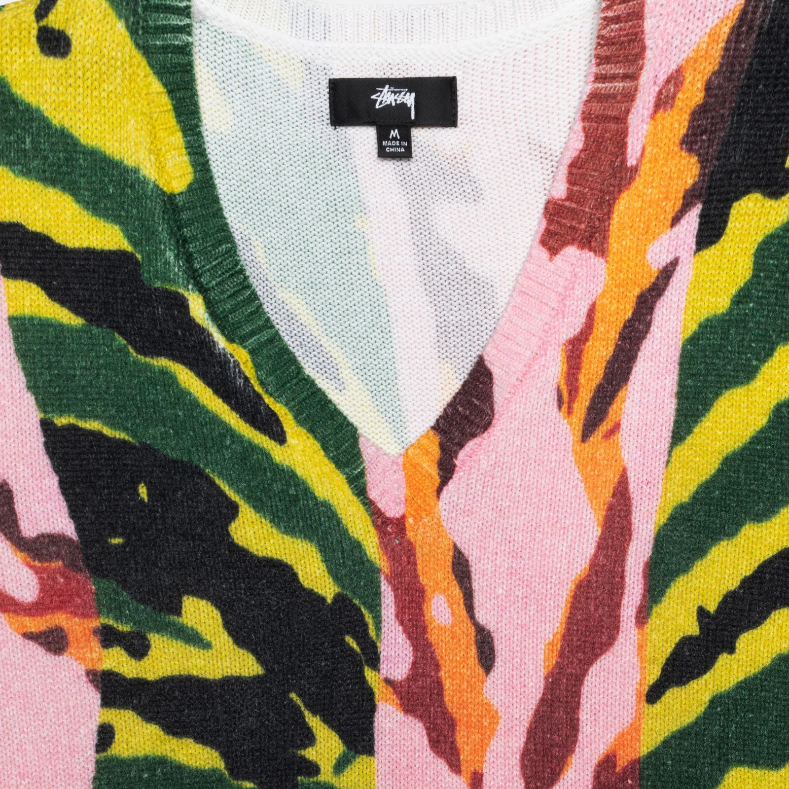 STUSSY - Printed Sweater Vest - (Pink) – DSMG E-SHOP