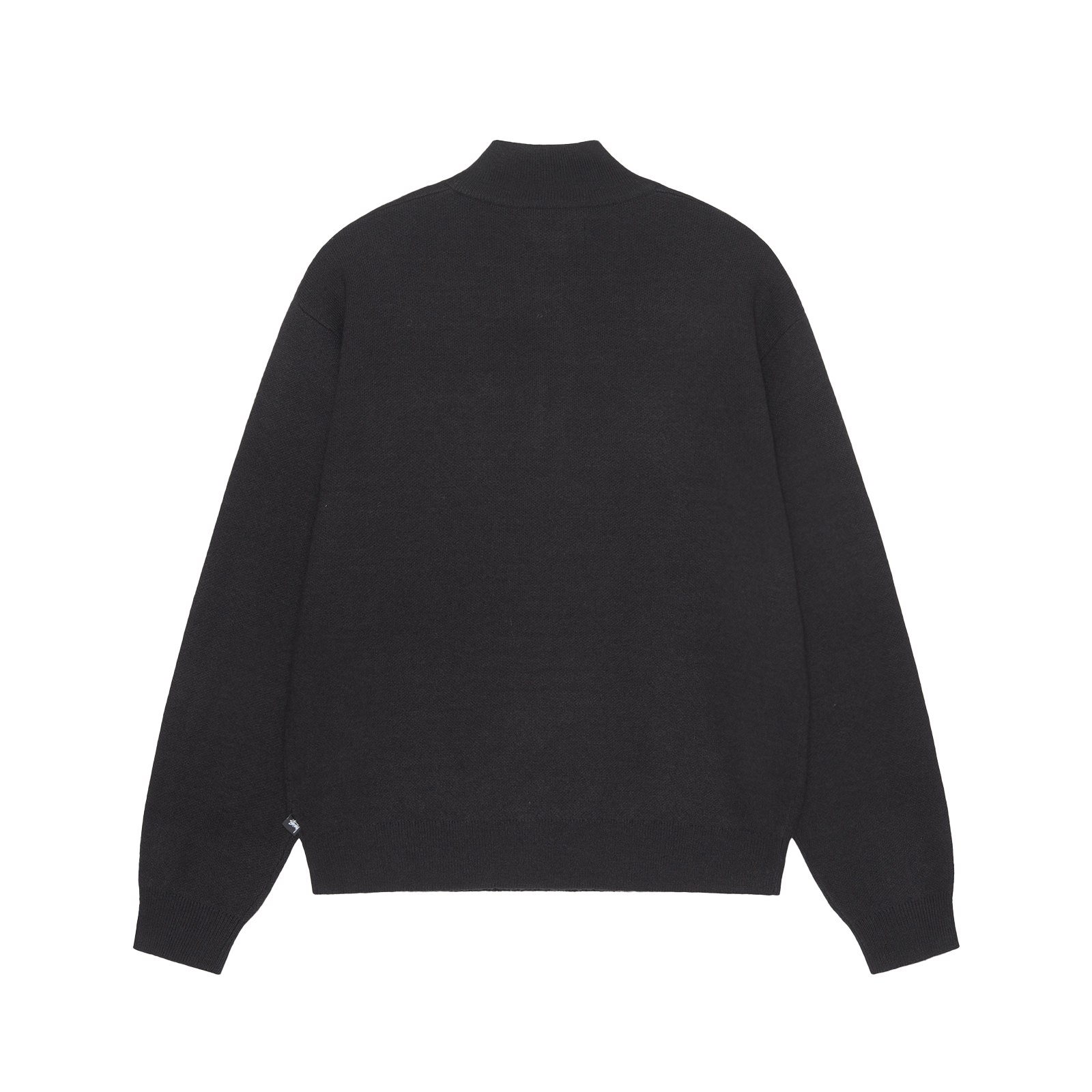 STUSSY - Half Zip Mock Neck Sweater - (Black) – DSMG E-SHOP