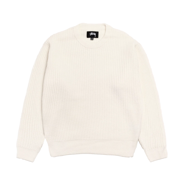 STUSSY - Waffle Cashmere Sweater - (Ivory)