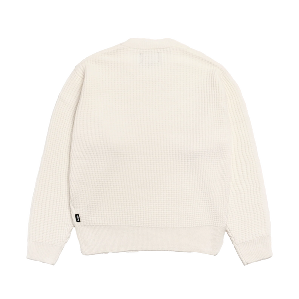 STUSSY - Waffle Cashmere Sweater - (Ivory)