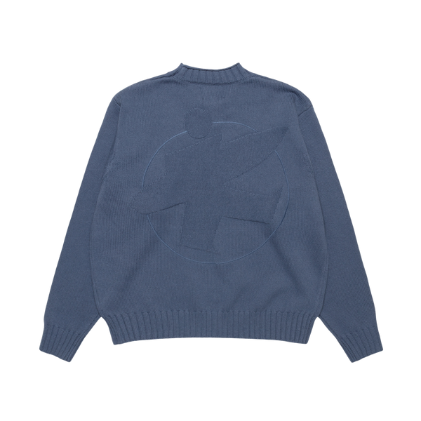 STUSSY - Tonal Mock Neck Sweater - (Wasb)