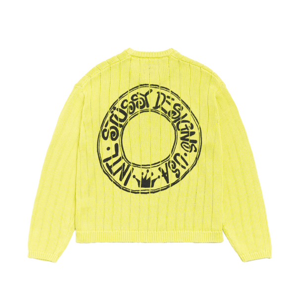 STUSSY - Buana Logo Sweater - (Lime)