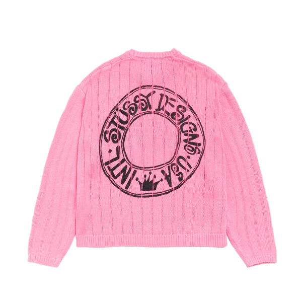 STUSSY - Buana Logo Sweater - (Pink)