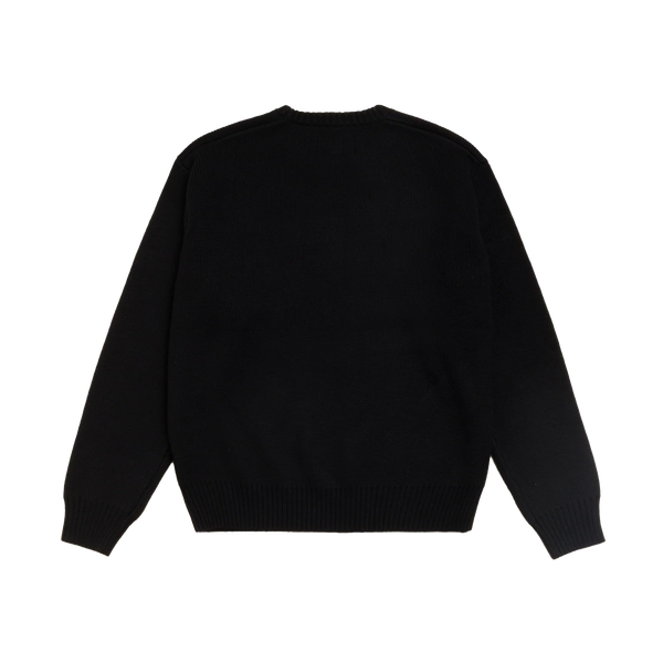 STUSSY - Striped Hibiscus Sweater - (Black)