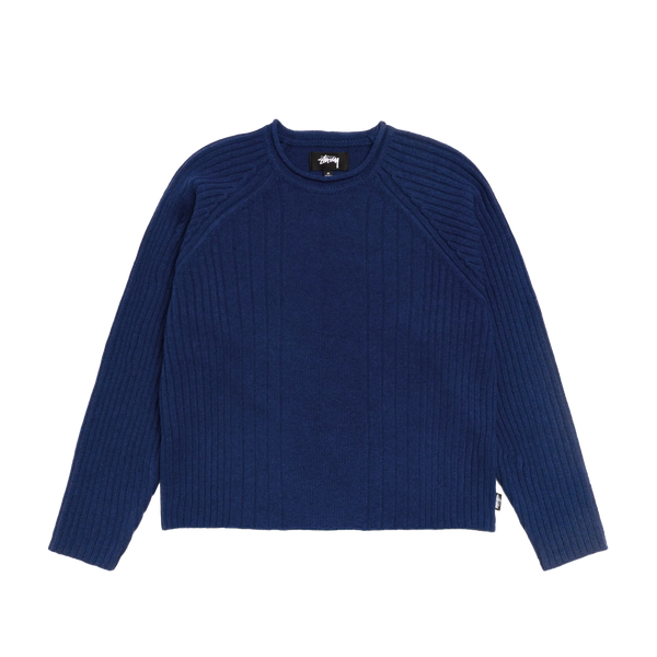 STUSSY - Merino Roll Neck Sweater - (Blue)