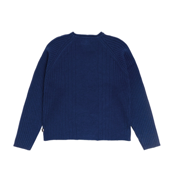 STUSSY - Merino Roll Neck Sweater - (Blue)