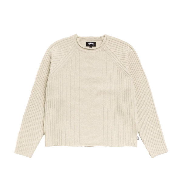 STUSSY - Merino Roll Neck Sweater - (Natural)