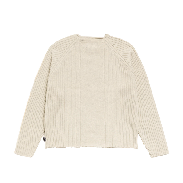 STUSSY - Merino Roll Neck Sweater - (Natural)