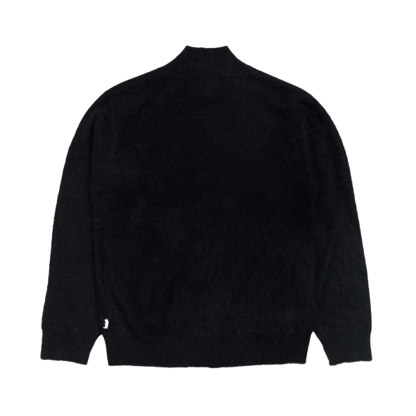 STUSSY - Brushed Cashmere Quarterzip - (Black)