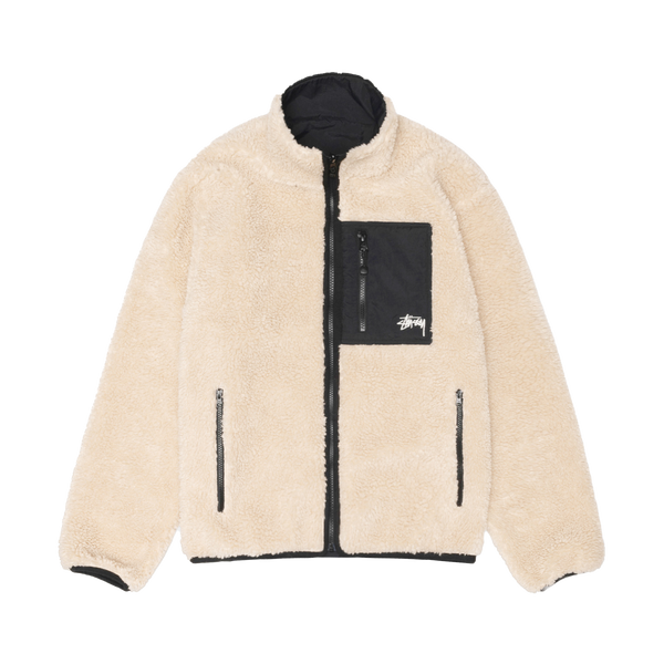 STUSSY - Sherpa Reversible Jacket - (Beige)