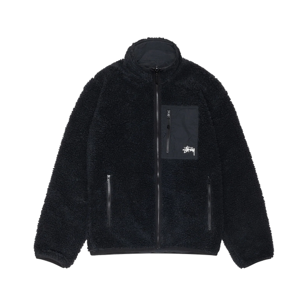 STUSSY - Sherpa Reversible Jacket - (Black)