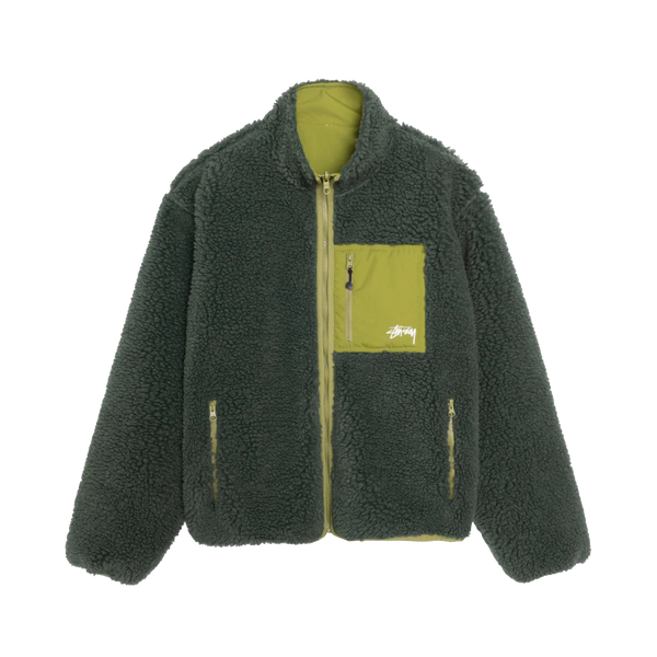 STUSSY - Sherpa Reversible Jacket - (D Green)