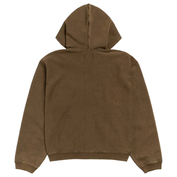 STUSSY - Faded Graphic Zip Hoodie - (Olive)