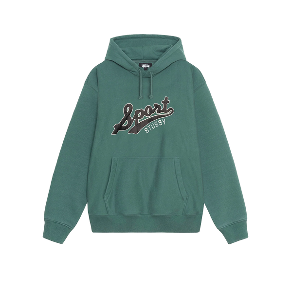 STUSSY - Satin Patch Oversized Hood - (Green)