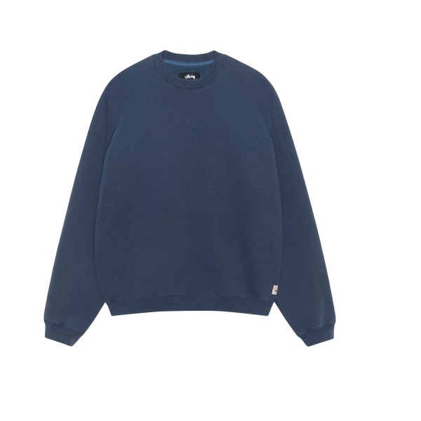 STUSSY - Fleece Raglan Crew - (Navy)