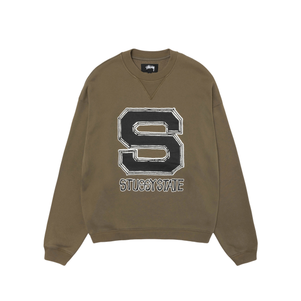 STUSSY - Stussy State Crew - (Oliv)