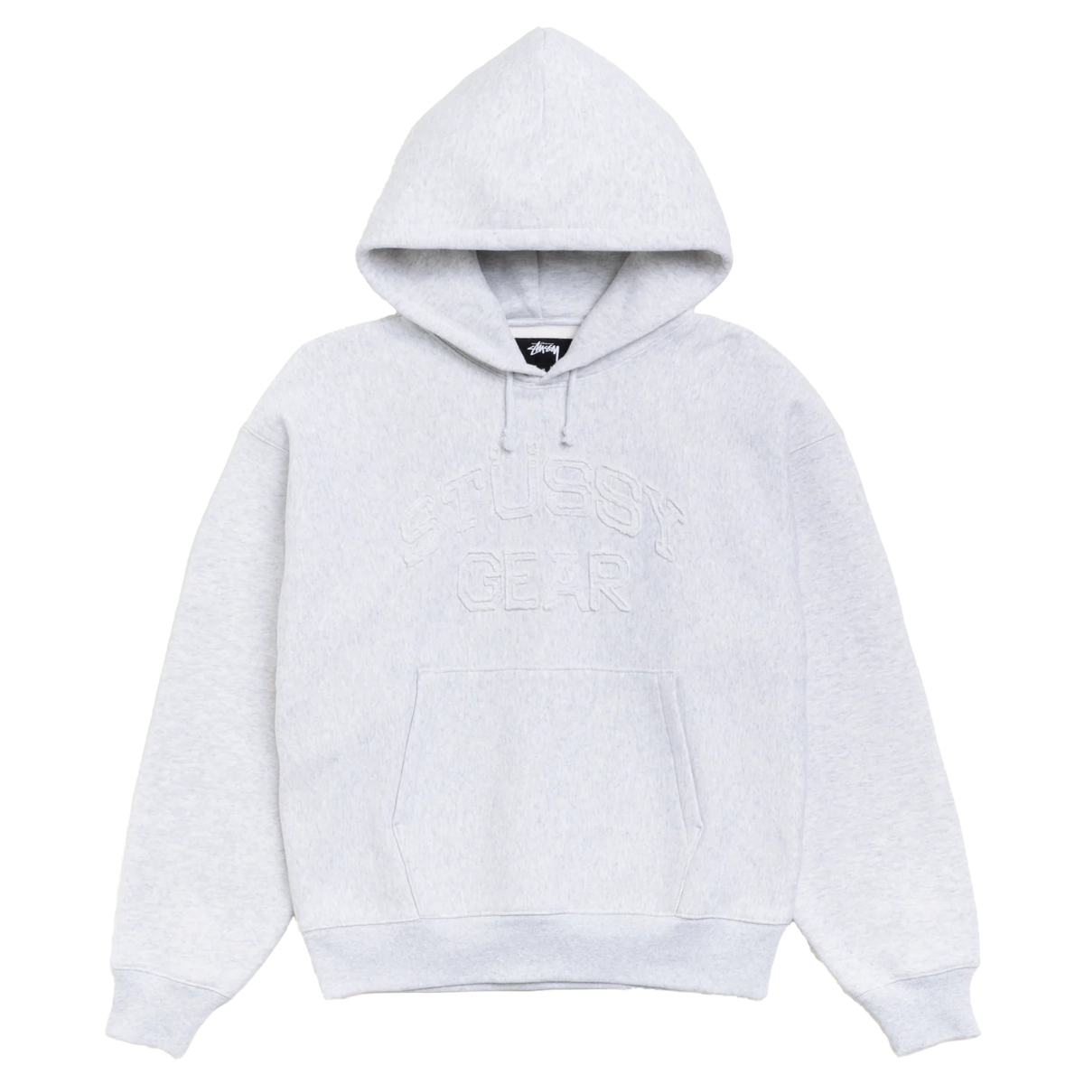 STUSSY: Gear Applique Hood (Ashh) | DSMG E-SHOP