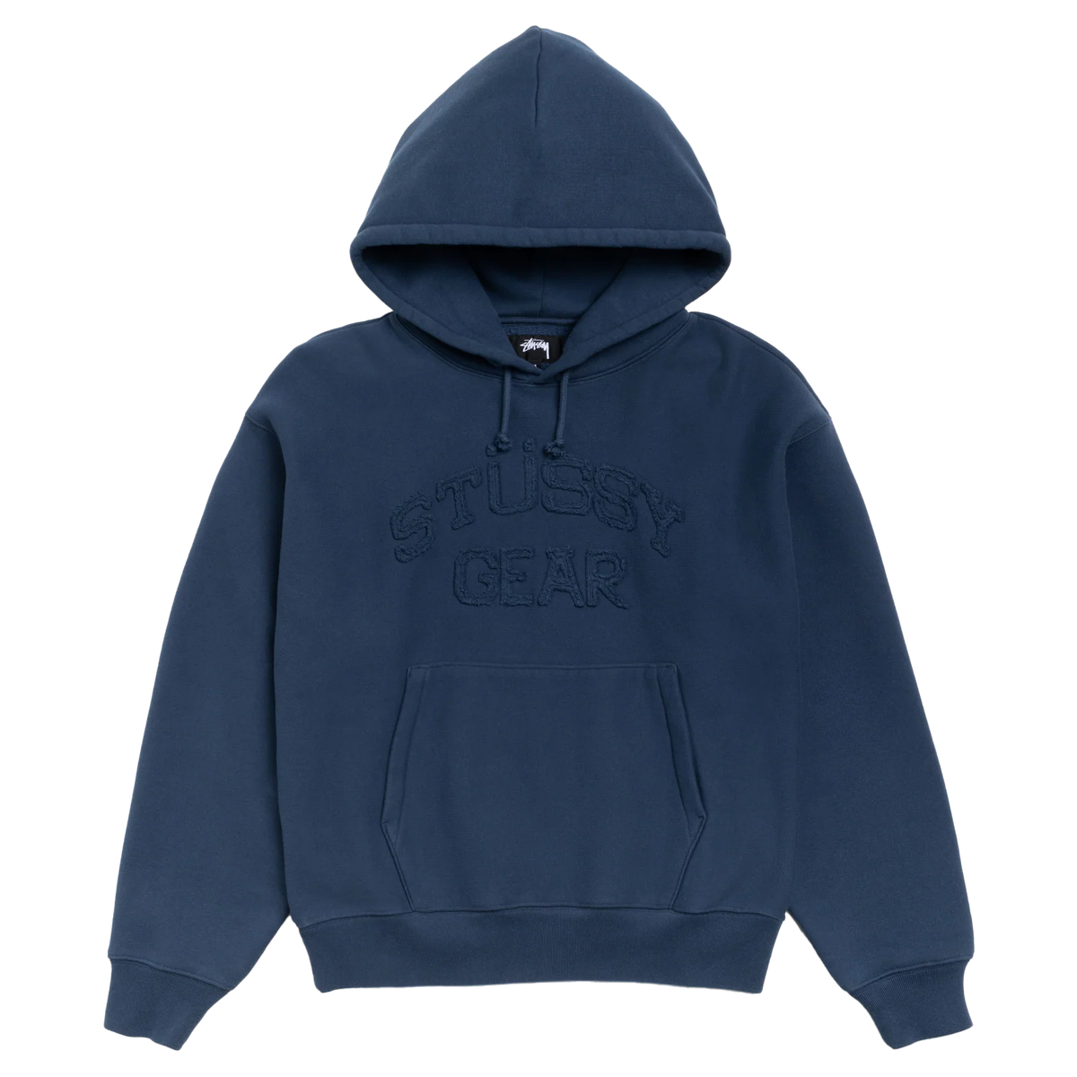 STUSSY: Gear Applique Hood (Navy) | DSMG E-SHOP