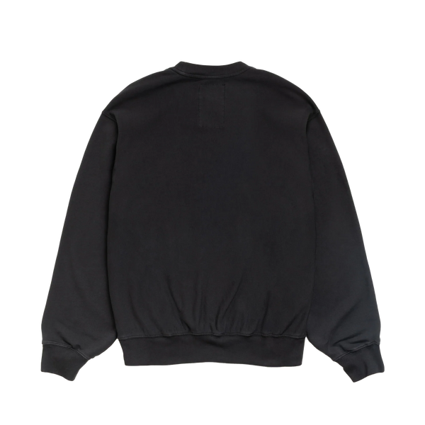STUSSY - Lightweight Terry Crew - (Black)