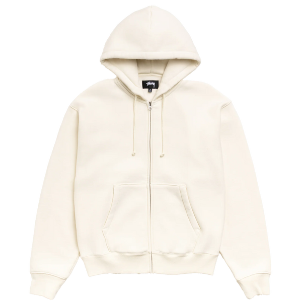 STUSSY - Cursive Applique Zip Hood - (Natl)