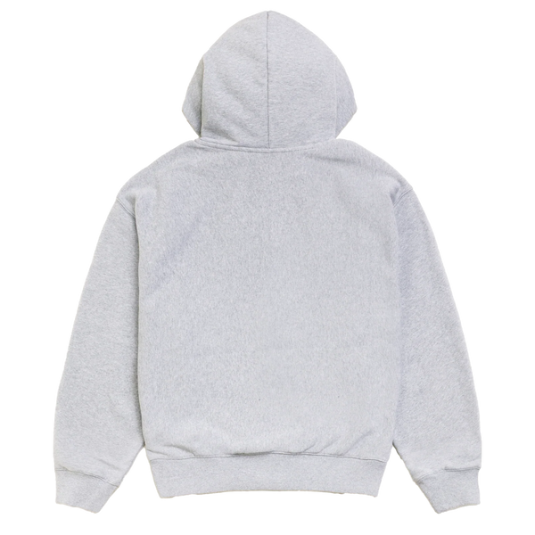 STUSSY - Plaid Lined Zip Hoodie - (Grey Heather)