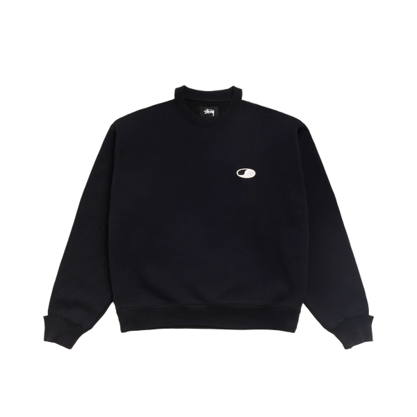 STUSSY - Paneled Stripe Crew - (Black)