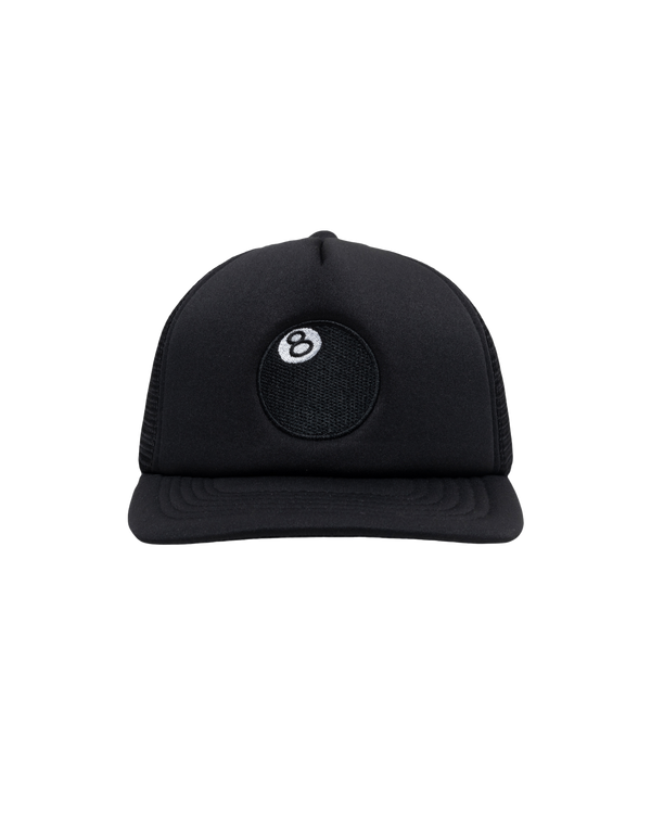 STUSSY - 8 Ball Trucker Cap - (Black)