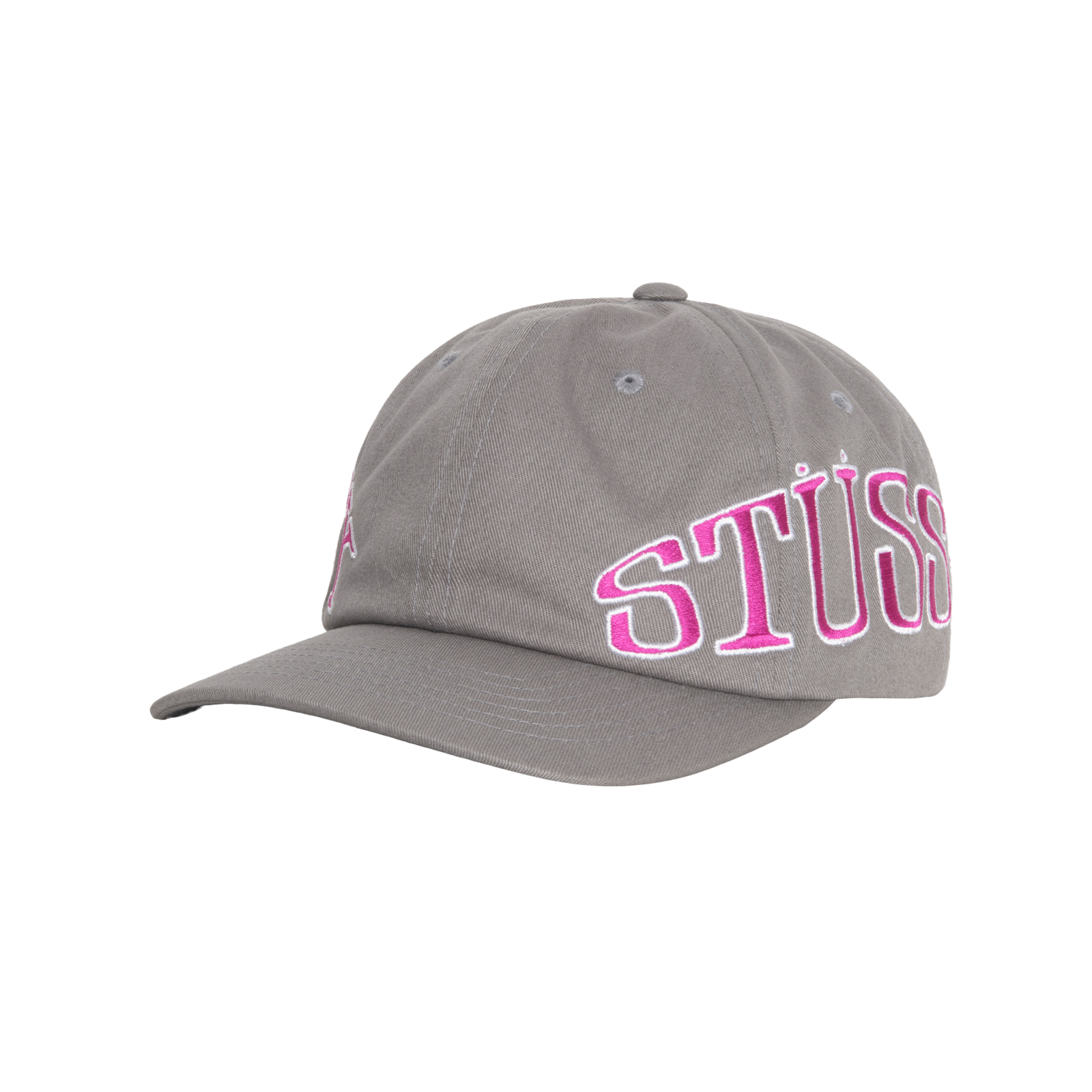 STUSSY - Arc Low Pro Strapback Cap - (Grey) – DSMG E-SHOP