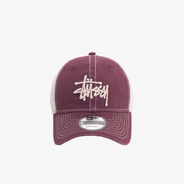 STUSSY - Washed Basic Trucker 9Twenty - (Maroon)