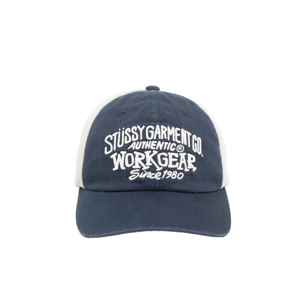 STUSSY - Lp Workgear Strapback Cap - (Navy)