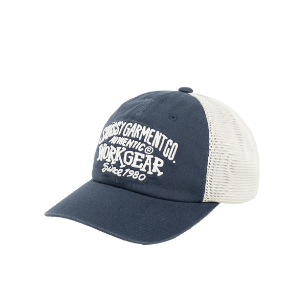 STUSSY - Lp Workgear Strapback Cap - (Navy)