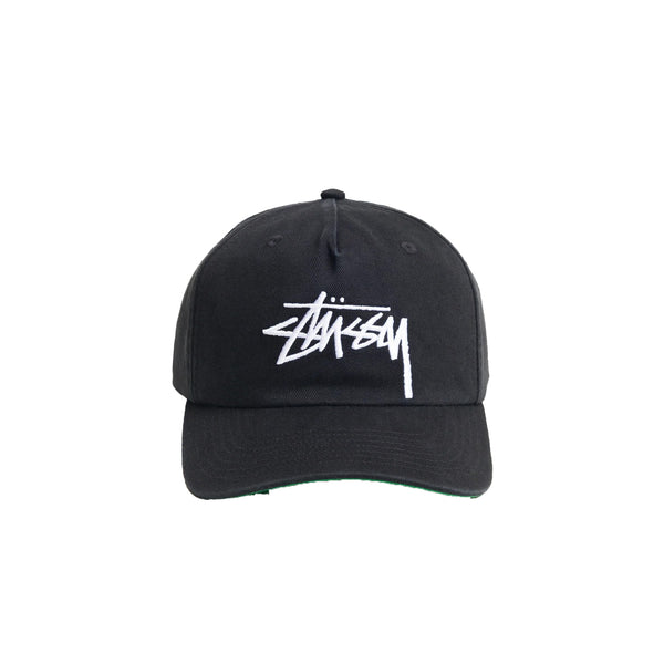 STUSSY - Big Stock Mid Depth Cap - (Black)