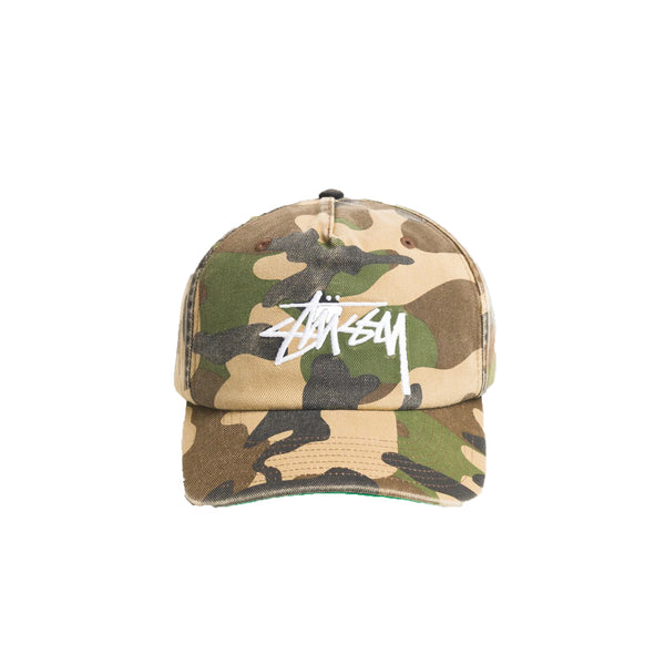 STUSSY - Big Stock Mid Depth Cap - (Camo)