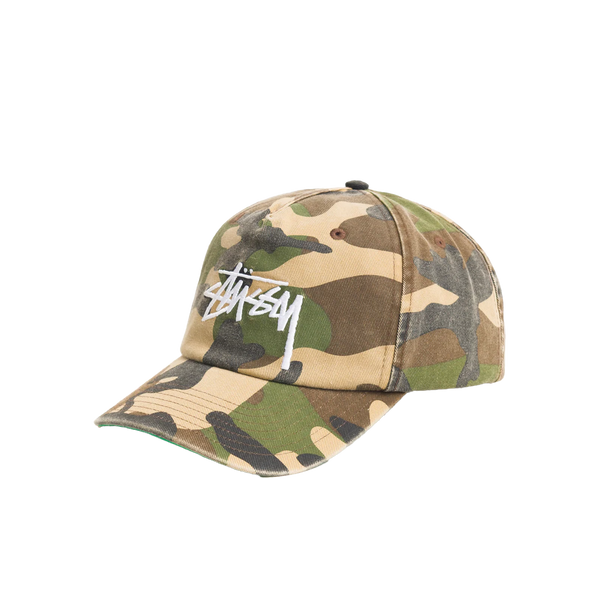 STUSSY - Big Stock Mid Depth Cap - (Camo)