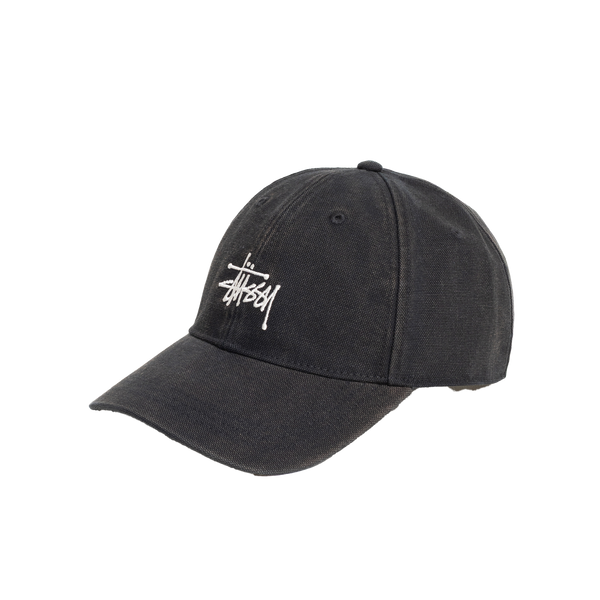 STUSSY - Lp Washed Basic Canvas Cap - (Black)