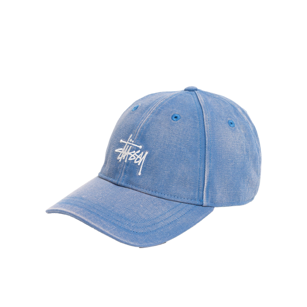 STUSSY - Lp Washed Basic Canvas Cap - (Blue)