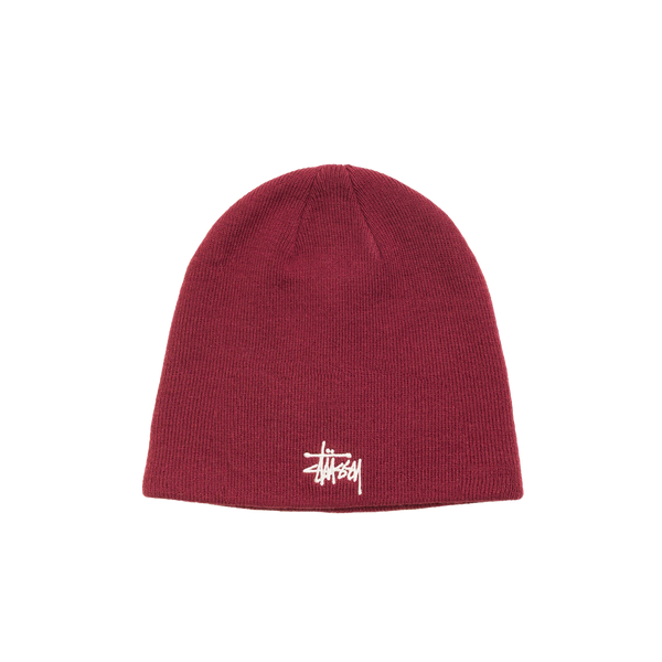 STUSSY - Basic Skullcap Beanie - (Cabernet)