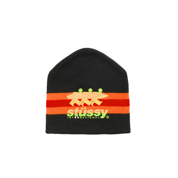 STUSSY - Stripe Ski Beanie - (Black)