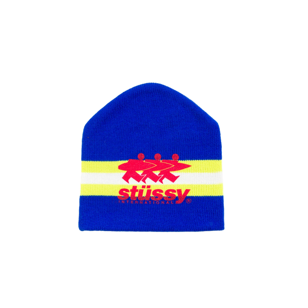 STUSSY - Stripe Ski Beanie - (Blue)